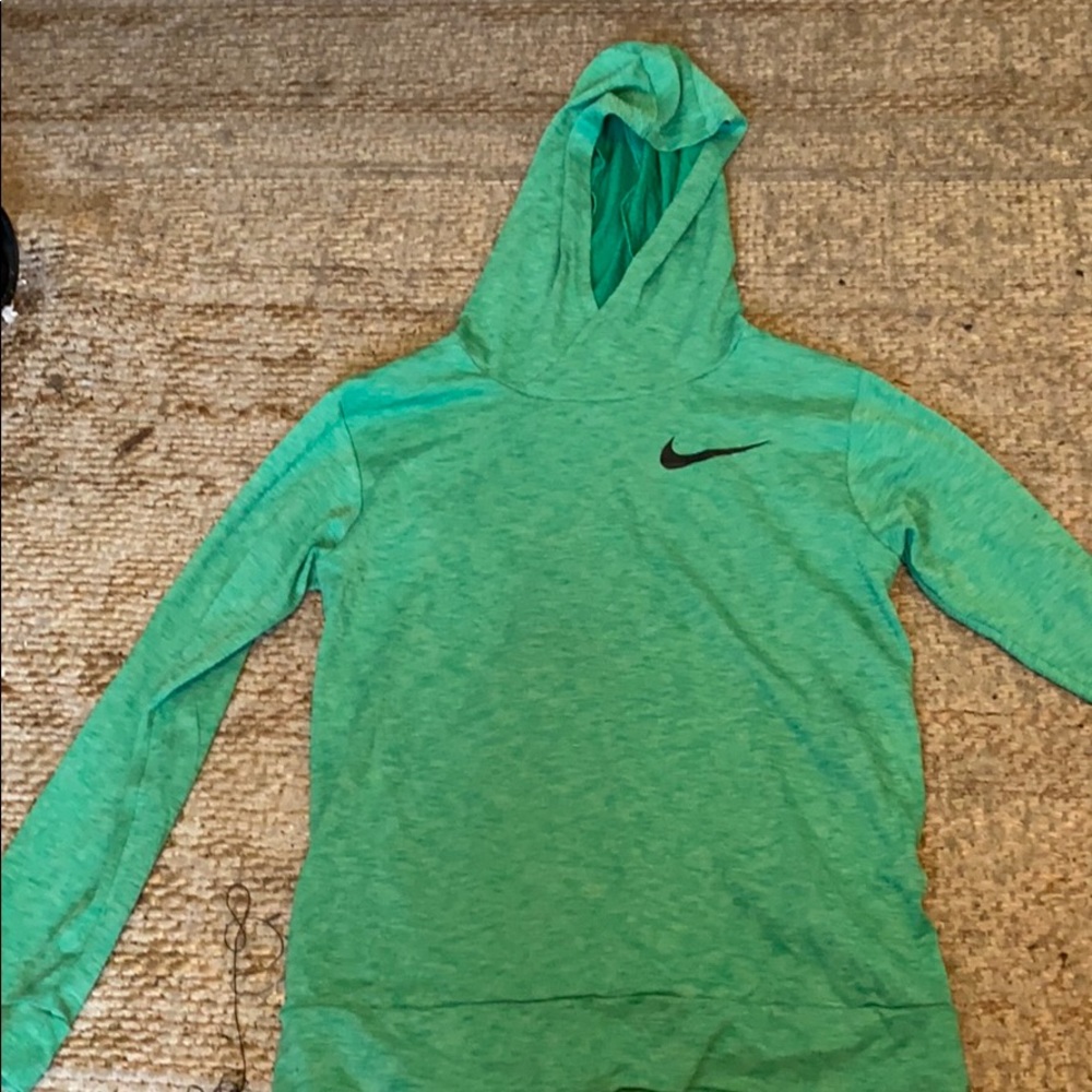 green nike hoodie